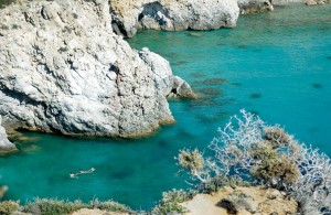 beach in milos island